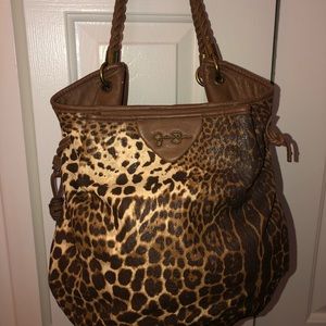 Leopard print Jessica Simpson purse